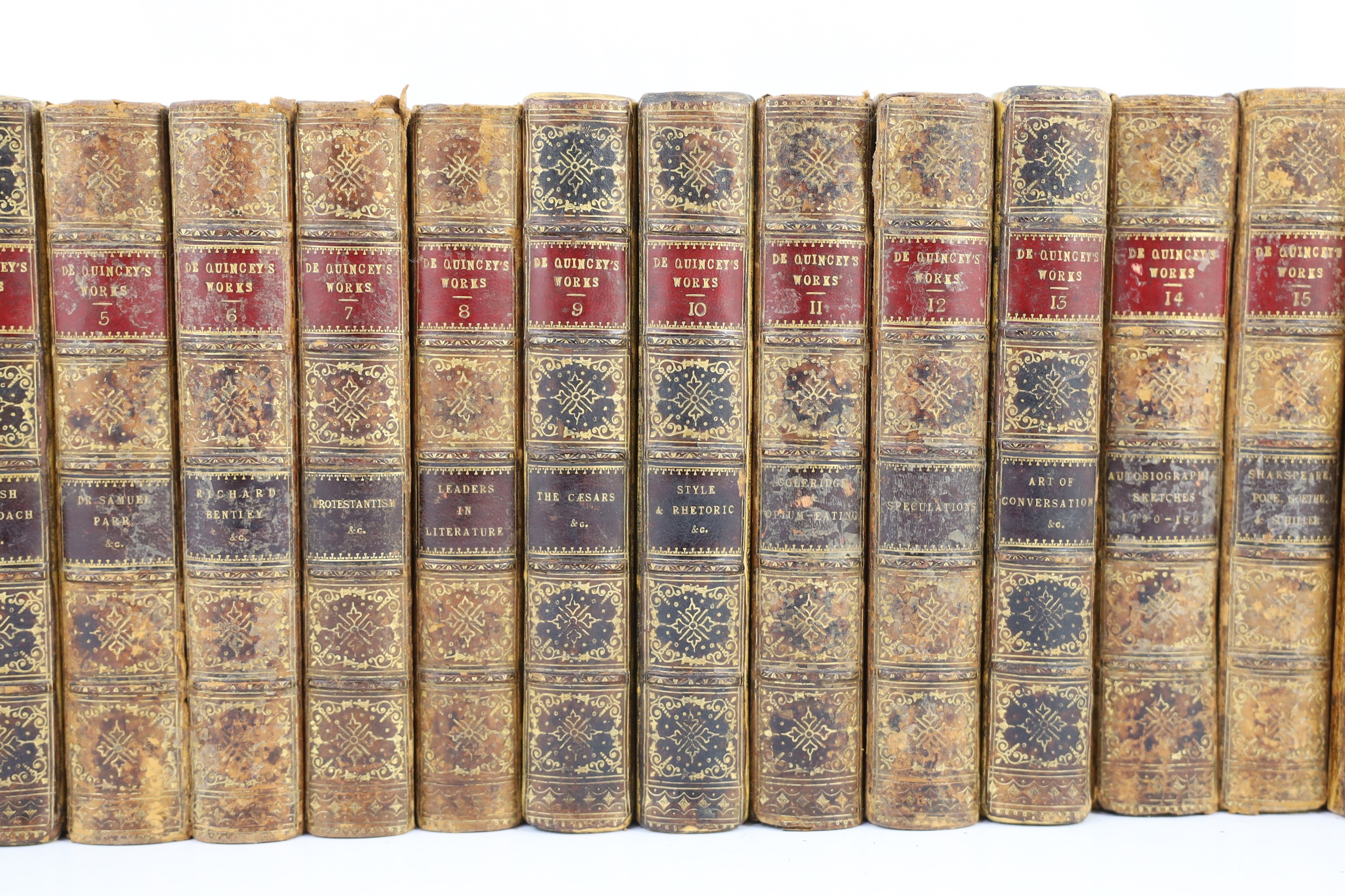 De Quincy works (17 vols)